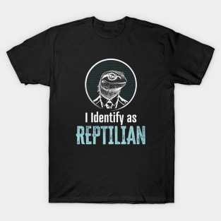 Identify Reptilian T-Shirt